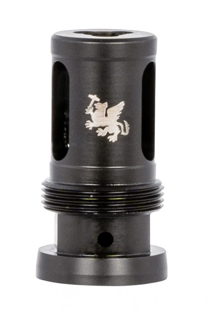 Griffin Armament TMHC305824 Taper Mount Hammer Comp Black 17-4 Stainless Steel with 5/8"-24 tpi Threads, 1.94" OAL & 1.08" Diameter for 30 Cal