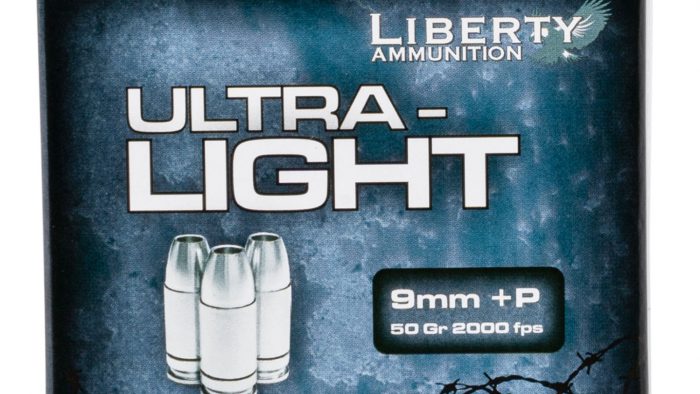 Liberty Ammunition LAUL9052 Ultra-Light  9mmLuger+P 50gr Lead Free Fragmenting Hollow Point 20 Per Box/10 Case