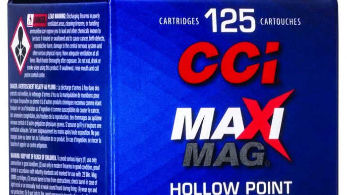 CCI 920CC Maxi-Mag Rimfire 22WMR 40gr Jacketed Hollow Point 125 Per Box/10 Case