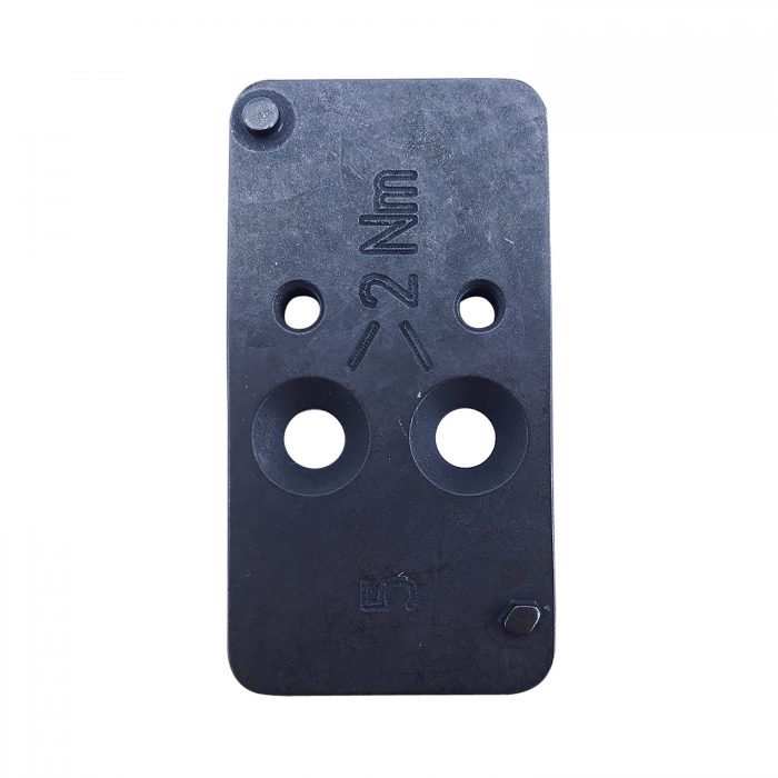 HK 50254265 Optic Plate #5 Black Steel, Fits HK VP9 OR Burris/Vortex Pattern Footprint Mount