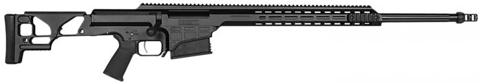 Barrett 18514 MRAD  308 Win 24" 10+1 Black Cerakote Black Fixed Adjustable Comb Stock Black Polymer Grip Right Hand