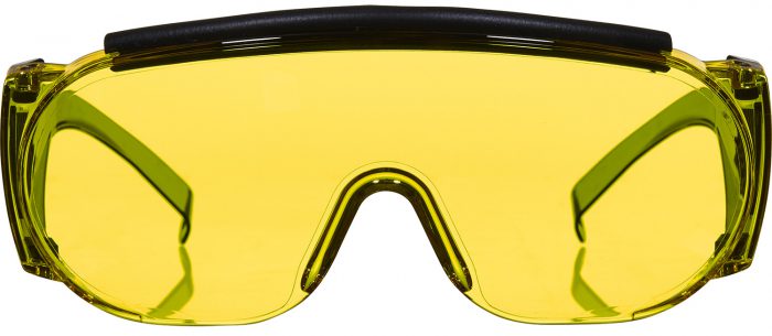 Allen 2170 Fit Over Shooting Glasses Adult Yellow Lens Gray Frame