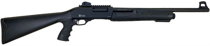Citadel FRPAT1220 CDA Force Tactical Pump 12 Gauge 3+1 3" 20"  Barrel, Steel Receiver, Matte Black Metal Finish, Optics Ready Picatinny Rail, Synthetic Pistol Grip Stock