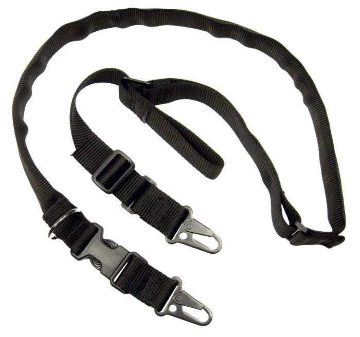 Tacshield T6030BK Warrior 2-in-1 Sling Black Webbing Padded Fast Adjust Rifle/Shotgun