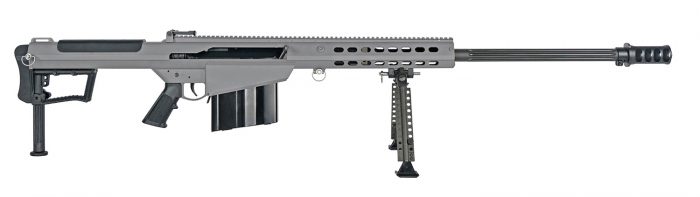 Barrett 18067 M107A1  50 BMG 29" 10+1 Tungsten Gray Cerakote Tungsten Gray Fixed with Sorbothane Recoil Pad Stock Black Polymer Grip