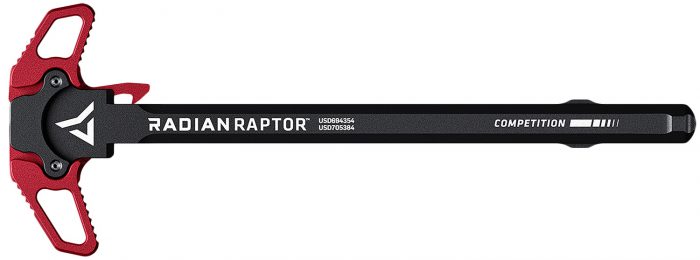 Radian Weapons R0232 Raptor Competition Ambi Charging Handle, Red, Fits Mil-Spec AR-15 Platform