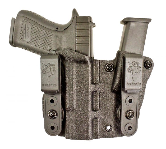 DeSantis Gunhide 160KA8BZ0 Hidden Truth  AIWB Black Kydex Belt Clip Fits Glock 43/43X Right Hand
