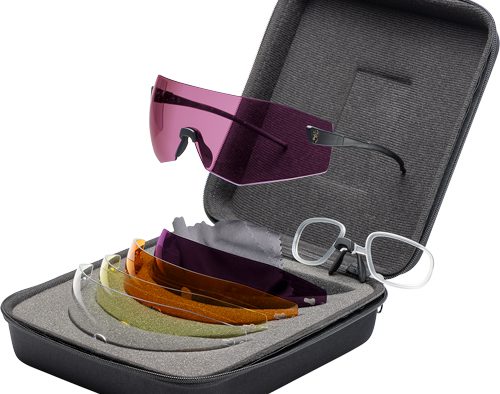 BROWNING COMP SERIES SHOOTING - GLASSES W/5 LENSES & CASE