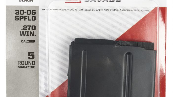 Savage Arms 55272 Savage  5rd 270 Win/30-06 Springfield Fits Axis II Precision Matte Black Steel