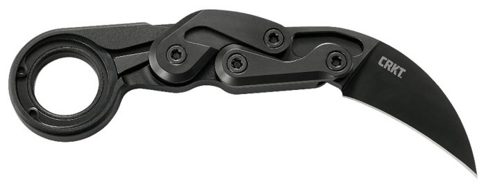 CRKT 4042 Provoke First Responder 2.41" Folding Plain Black TiN D2 Steel Blade/Black Aluminum Handle Includes Sheath