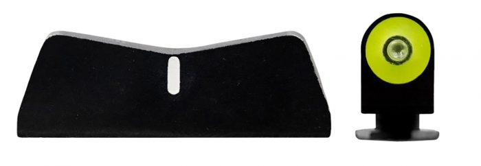 XS Sights GL0011P3Y DXT2 Big Dot Night Sights fits Glock  Green Tritium Yellow Outline Front Sight/Black Frame