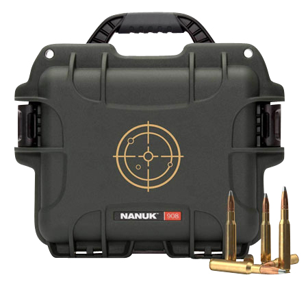 Nanuk 908AMMO1 908  223Rem Black/White Resin 600rds