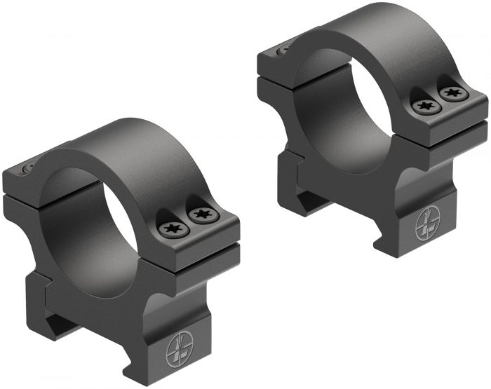 Leupold 180943 Open Range Cross-Slot  Matte Black 1" Low