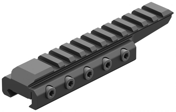 Leupold 181347 Integral Mounting System Mark AR  Rail Mount Matte Black