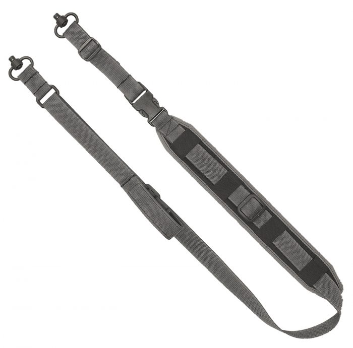 GrovTec US Inc GTSL128 QS 2-Point Sentinel Wolf Gray Adjustable Rifle/Shotgun