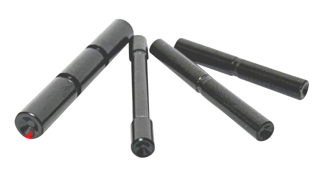 Cross Armory CRG4PSBK 4 Pin Set Dimpled Compatible w/Glock Gen4 4140 Steel Pistol