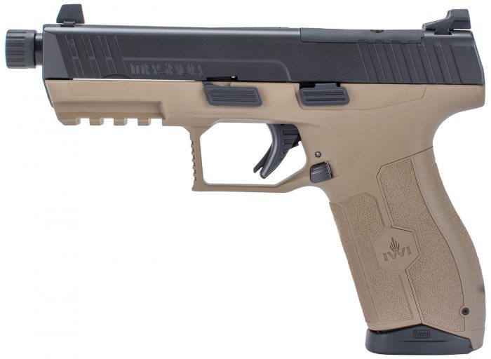 IWI US M9ORP10TFD MASADA  9mm Luger 4.60" TB 10+1 Flat Dark Earth Flat Dark Earth Interchangeable Backstrap Grip