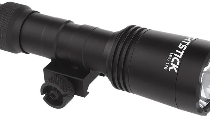 Nightstick LGL170 Rechargeable Full-Size Long Gun Light Kit  Black Anodized 1500 Lumens White LED