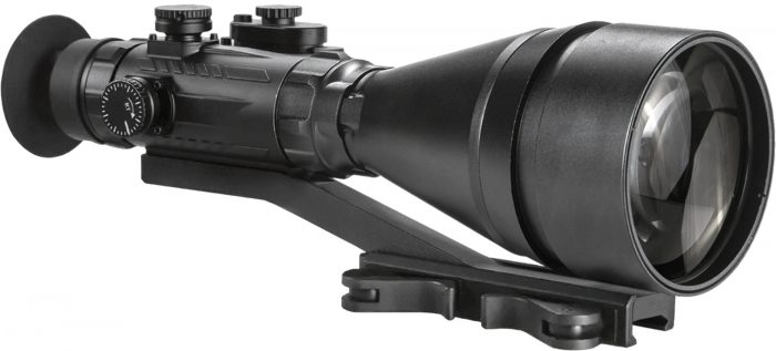 AGM Global Vision 15WP6622483011 Wolverine Pro-6 NL1 Night Vision Riflescope Matte Black 6x 100mm Gen 2+ Level 1 Illuminated Red Chevron w/Ballistic Drop Reticle (Adjustable Projected Reticle)