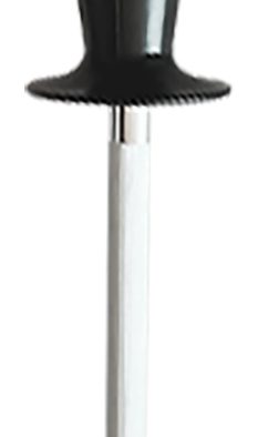 AccuSharp 032C Sharpening Steel  9" Black Overmolded Rubber Handle Steel