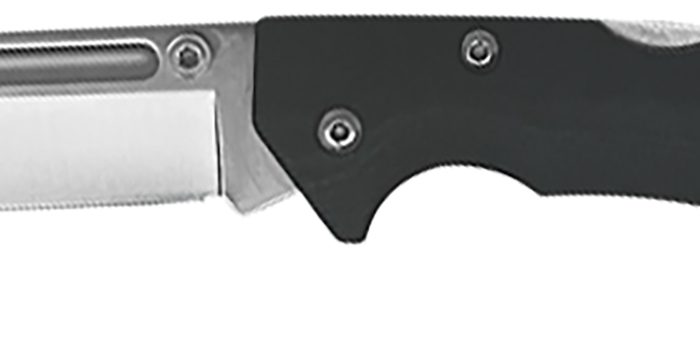 AccuSharp 711C Lockback  3" Folding Clip Point Plain Stainless Steel Blade/Black FRN Handle Includes Allen Wrench