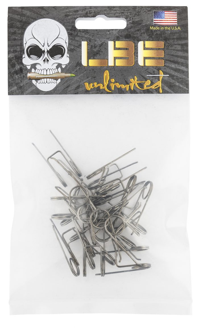 LBE Unlimited ARTS20PK AR Parts Trigger Spring 20 Pack AR-15 Silver Stainless Steel