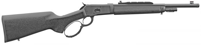 Chiappa Firearms 920422 Wildlands Takedown 1886 Full Size 45-70 Gov 4+1 16.50" Matte Black Steel Threaded Barrel, Matte Black Picatinny Rail Steel Receiver, Fixed Black Textured Laminate Stock