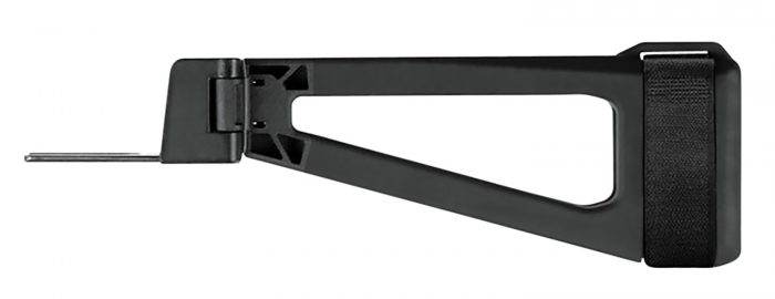 SB Tactical AKTF01SB AKTF  Left Side Folding Black Synthetic with 11.75" OAL & Nylon Strap for AK-47, AK-74 (Tube Not Included)