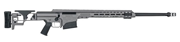 Barrett 18498 MRAD  6.5 Creedmoor 24" 10+1 Tungsten Gray Cerakote Gray Fixed Adjustable Comb Stock Black Polymer Grip Right Hand