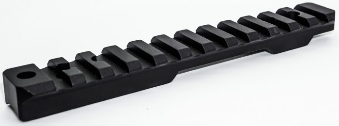 Talley P00252412 Picatinny Rail  Picatinny Black Anodized Aluminum Fits Browning T-Bolt 0 MOA