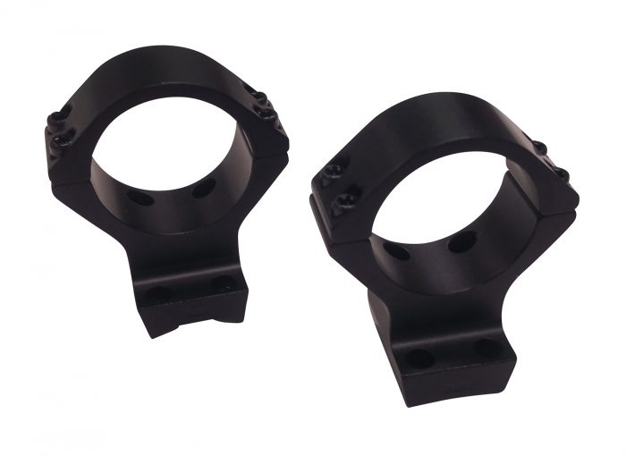 Talley 850735 Scope Mount/Ring Combo  Black Anodized Aluminum 34mm Tube X-Bolt High Rings Short/Long Action 0 MOA