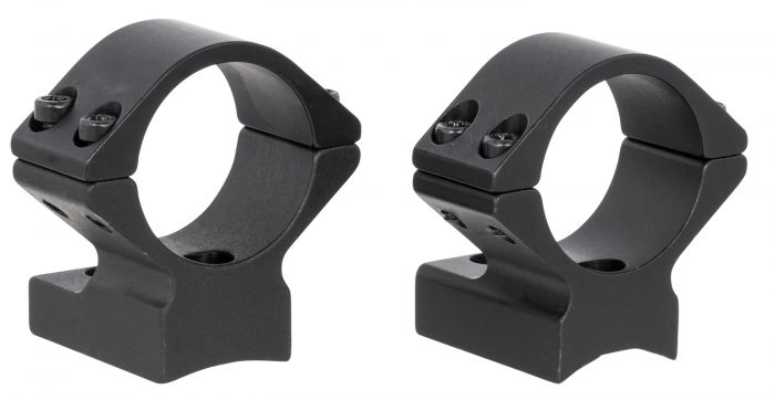 Talley 930765 Scope Mount/Ring Combo  Black Aluminum 1" Tube Winchester XPR Low Rings 0 MOA