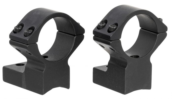 Talley 95X702 Scope Mount/Ring Combo  Black Aluminum 1" Tube Winchester Model 70 High Rings 0 MOA