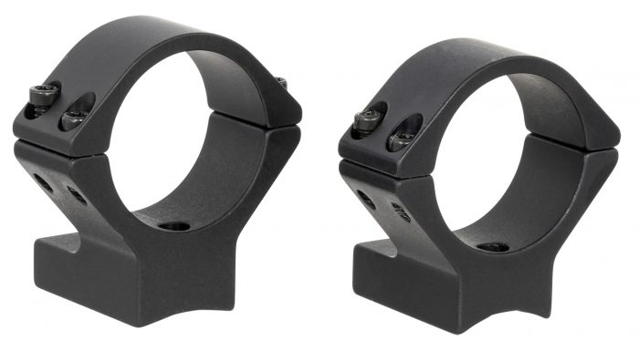Talley 730702 Scope Mount/Ring Combo  Black Aluminum 30mm Tube Winchester Model 70 Low Rings 0 MOA