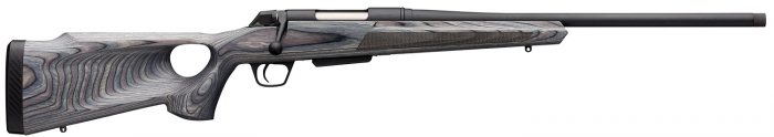 Winchester Guns 535727299 XPR Thumbhole Varmint SR 6.8 Western 3+1 Cap 24" TB Blued Perma-Cote Rec Matte Black Laminate Fixed Thumbhole Stock Right Hand with MOA Trigger System (Full Size) No Sights