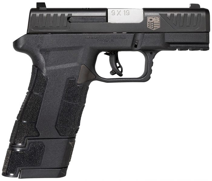 Diamondback DB0300P001 AM2  Sub-Compact Frame 9mm Luger 17+1, 3.50" Stainless Steel Barrel, Black Nitride Serrated Stainless Steel Slide, Black Polymer Frame w/Picatinny Rail & Polymer Grip