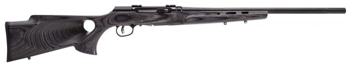 Savage Arms 47800 A Series Matte Gray Full Size 17 WSM 8+1 22" High Luster Heavy Barrel, High Luster Drilled & Tapped Carbon Steel Receiver, Matte Gray Thumbhole Laminate Stock, Right Hand