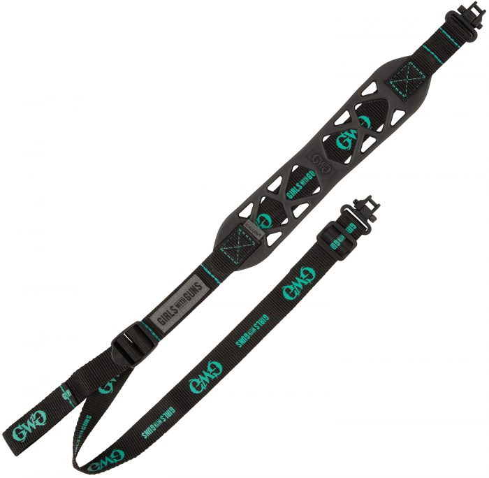 Girls With Guns 8274 Black Label  Black Rubber 22.50"-39" OAL Adjustable