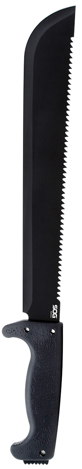 S.O.G SOG-MC01-N SOGfari  13" Black Powder Coated 3Cr13MoV SS Blade Black Kraton Handle 19" Long Includes Sheath