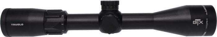 TruGlo TGTG85394BI Intercept Rifle Scope Black 3-9x 40mm Tube Duplex Reticle