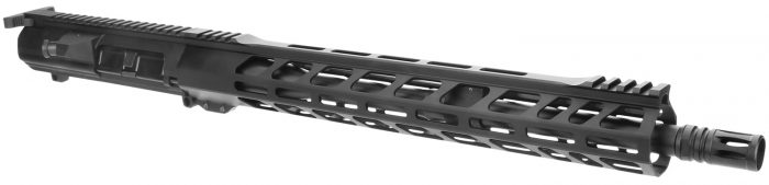 TacFire BU30816 Rifle Upper Assembly  308 Win Caliber with 16" Black Nitride Barrel, Black Anodized 7075-T6 Aluminum Receiver & M-LOK Handguard for AR-Platform Includes Bolt Carrier Group