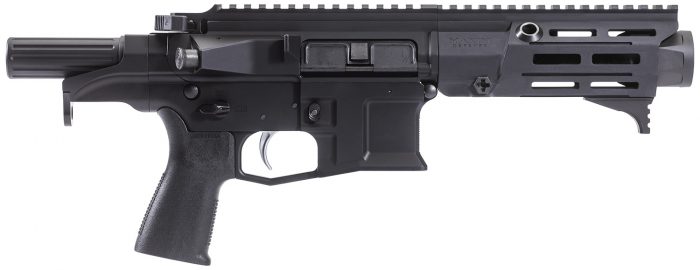 Maxim Defense MXM50803 PDX 505-SPS 5.56x45mm NATO Caliber with 5.50" Barrel, 20+1 Capacity, Black Metal Finish, Black Polymer Grip