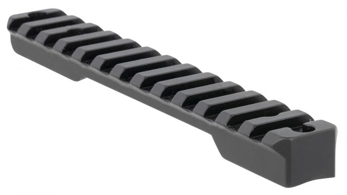 Talley PSM258779 Fierce Rivalry Picatinny Rail  Black Anodized Short Action 20 MOA