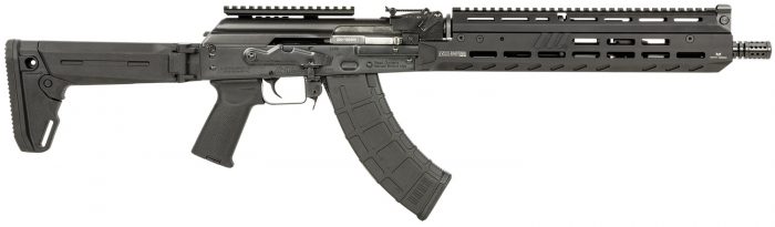 Zastava Arms Usa ZR7762XR ZPAP M70 7.62x39mm 30+1 16.30" Black Chrome Lined Barrel, Black M-LOK Handguard, Black Synthetic Magpul  Zhukov Side Folder Stock, Black Magpul AK Grip