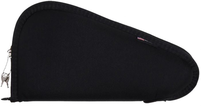 Allen 7413 Locking Handgun Case Black Endura, YKK Zippers & Foam Padding Includes 2 Keys 13" L