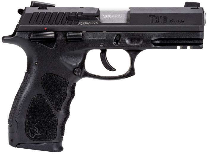 Taurus 1-TH10041 TH  Full Size 10mm Auto 15+1  4.27" Matte Stainless Steel Barrel, Matte Black Serrated Slide, Black Polymer Frame w/Picatinny Rail, Black Interchangeable Backstrap Grip Right Hand