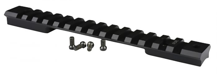 Warne 7664M Mountain Tech Tactical Rail Black Anodized Aluminum HS Precision Savage Style Action, Savage 110 (New), Short Action 0 MOA