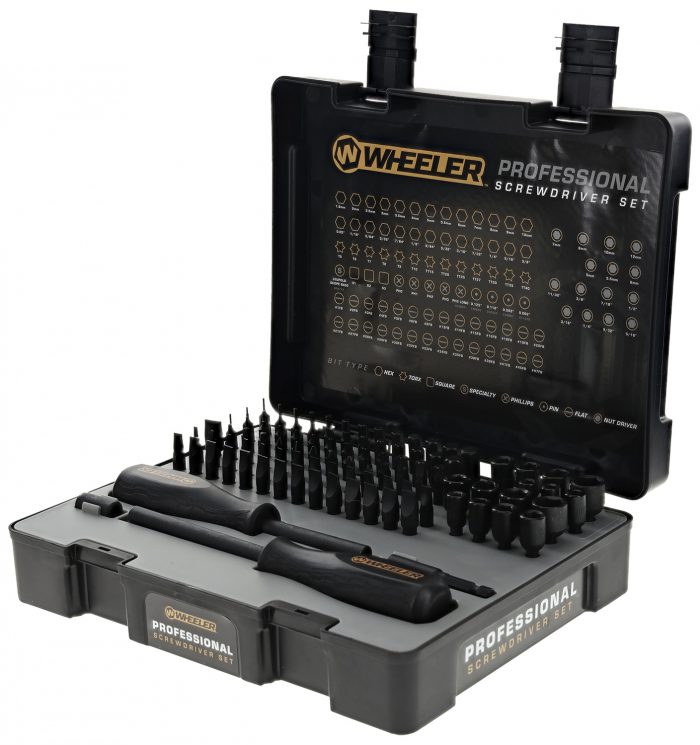 Wheeler 4001003 Professional Screwdriver Set Black 100 Pieces