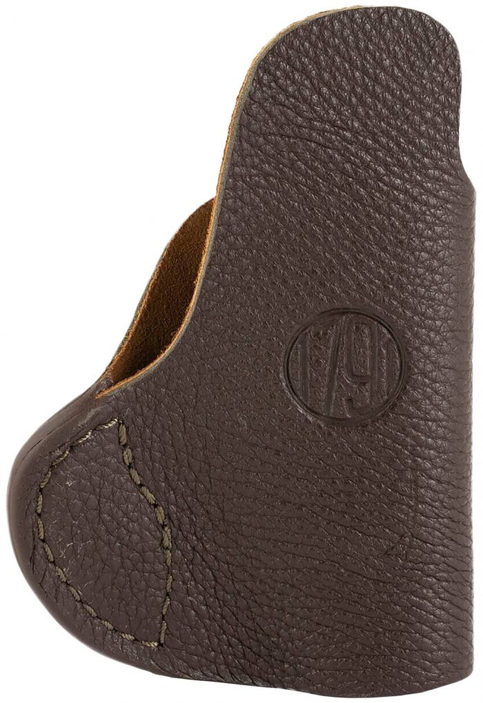 1791 Gunleather FCD0BRWL Fair Chase  IWB Size 0 Brown Leather Deer Hide Belt Clip Fits Sig P938 Left Hand