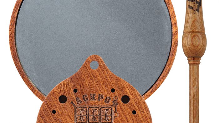 Primos 216 Jackpot  Striker Call Turkey Sounds Gray/Natural Hardwood